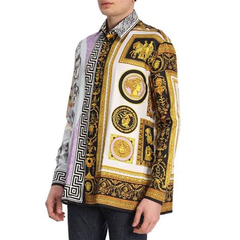 versace camicia cornici|Camicie Versace .